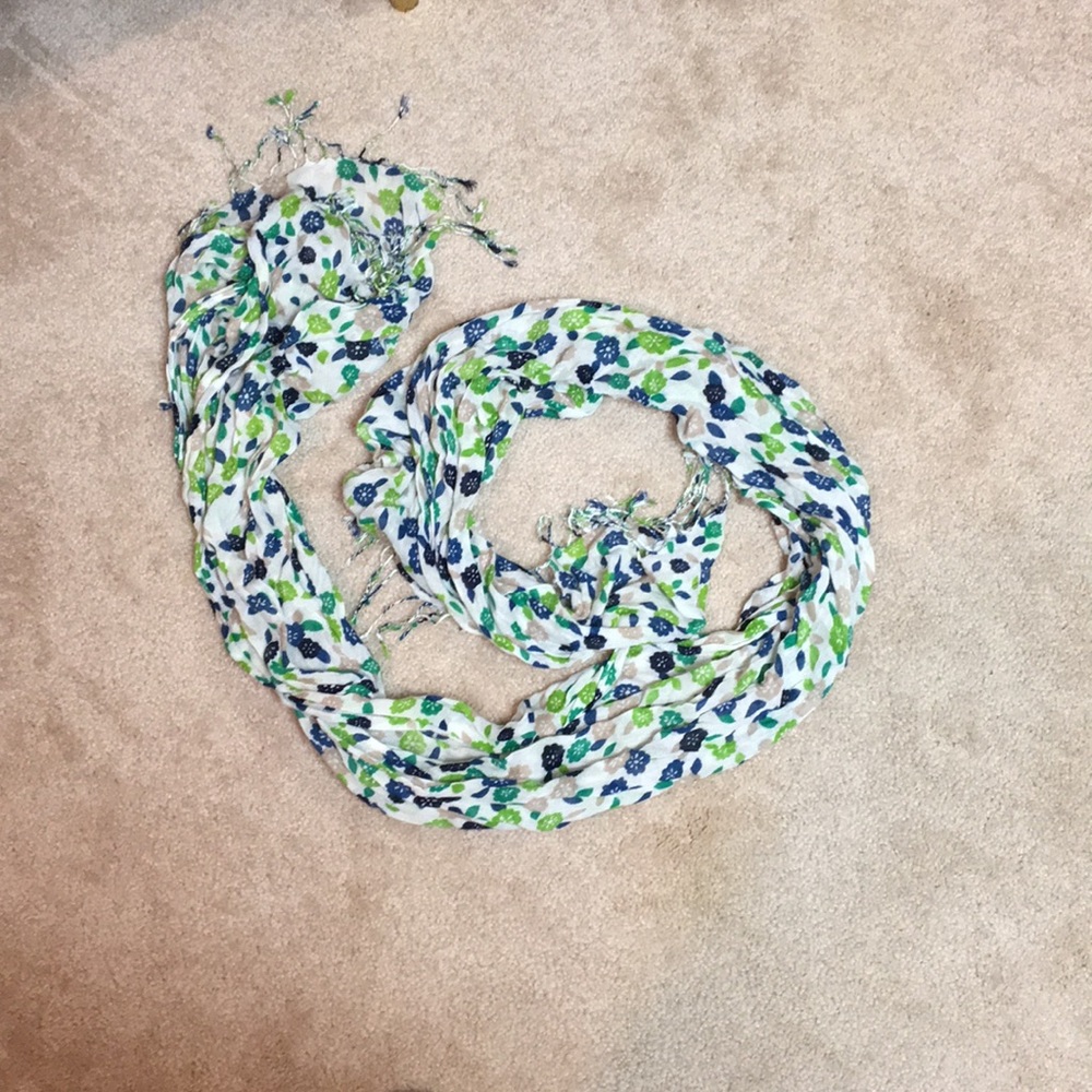 White floral scarf from Old Navy